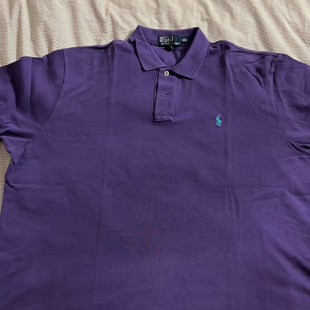 Purple with turquoise polo horse size XXL